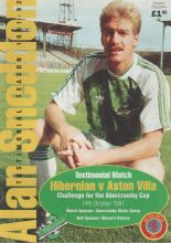 Hibernian v Aston Villa  14-Oct-1991
