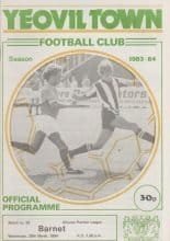 Yeovil Town v Barnet  28-Mar-1984