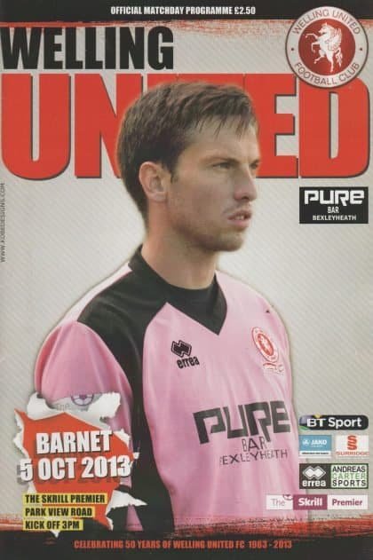 Welling United v Barnet  05-Oct-2013