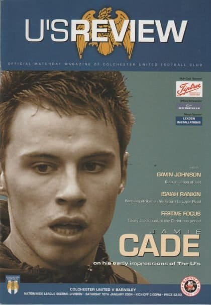 Colchester United v Barnsley   10-Jan-2004