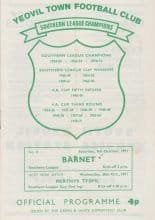 Yeovil Town v Barnet  09-Oct-1971