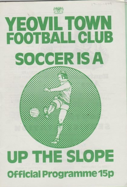 Yeovil Town v Bath City 17-Nov-1979