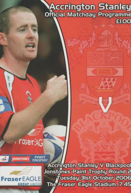 Accrington Stanley v Blackpool 31-Oct-2006