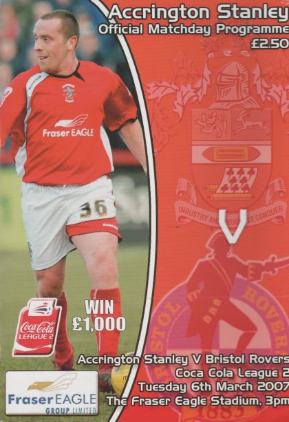 Accrington Stanley v Bristol Rovers  06-Mar-2007