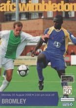 AFC Wimbledon v Bromley  25-Aug-2008