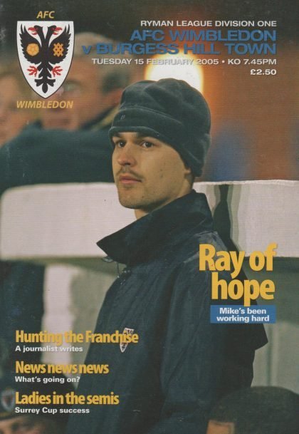 AFC Wimbledon v Burgess Hill Town  15-Feb-2005