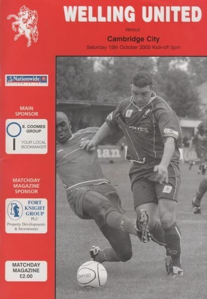 Welling United v Cambridge City  15-Oct-2005