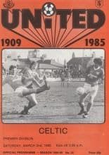 Dundee United v Glasgow Celtic 02-Mar-1985