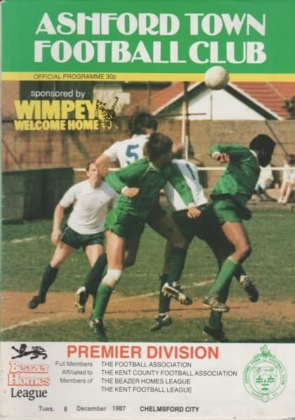 Ashford Town (Kent) v Chelmsford City  08-Dec-1987