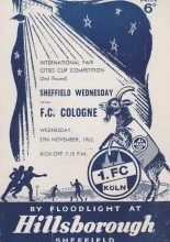 Sheffield Wednesday v 1FC Koln 27-Nov-1963