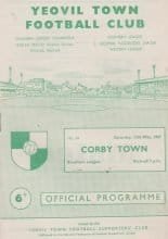 Yeovil Town v Corby Town  13-May-1967