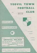 Yeovil Town v Crystal Palace 07-Dec-1963