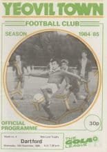 Yeovil Town v Dartford  12-Sep-1984