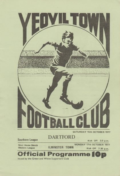 Yeovil Town v Dartford  15-Oct-1977
