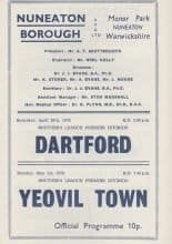 Nuneaton Borough v Dartford 29-Apr-1978
