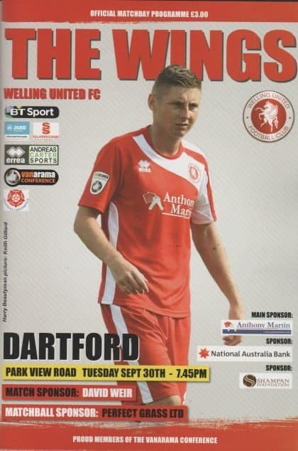 Welling United v Dartford 30-Sep-2014