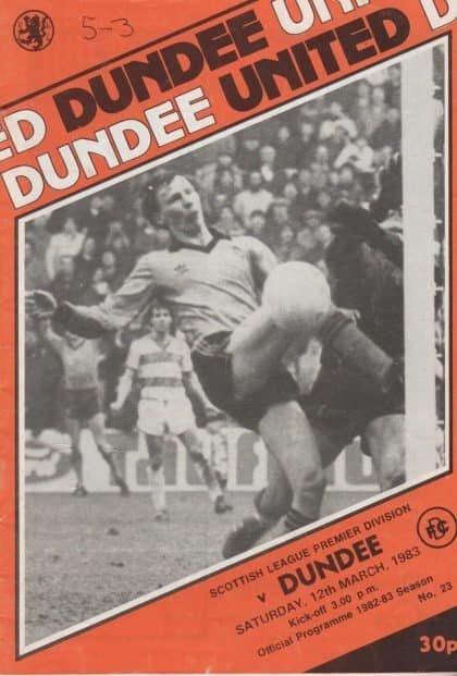 Dundee United v Dundee  12-Mar-1983
