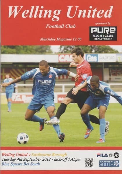 Welling United v Eastbourne Borough 04-Sep-2012