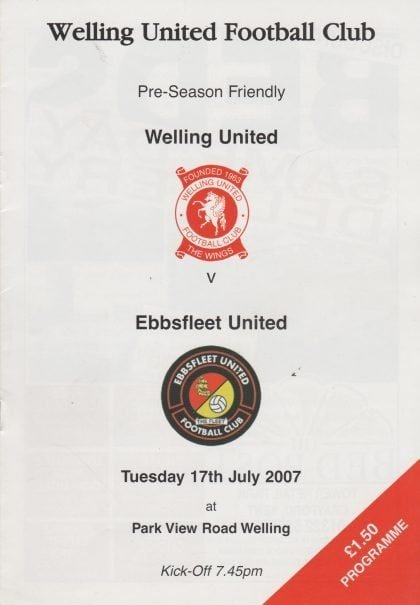 Welling United v Ebbsfleet United 17-Jul-2007
