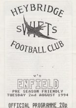 Heybridge Swifts v Enfield 02-Aug-1994