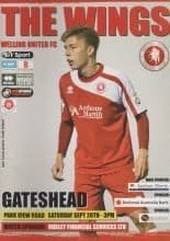 Welling United v Gateshead  20-Sep-2014