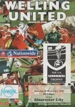 Welling United v Gloucester City 28-Aug-1999