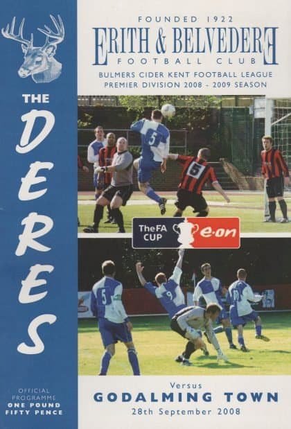 Erith & Belvedere v Godalming Town   28-Sep-2008