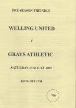 Welling United v Grays Athletic 23-Jul-2005
