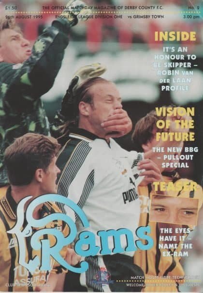 Derby County v Grimsby Town   26-Aug-1995