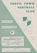 Yeovil Town v Guildford City 15-Jan-1964