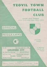 Yeovil Town v Guildford City 02-Apr-1966