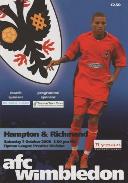 AFC Wimbledon v Hampton & Richmond Borough 07-Oct-2006