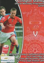 Accrington Stanley v Hartlepool United  18-Nov-2006