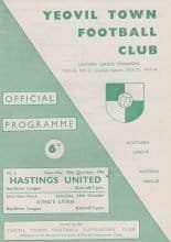 Yeovil Town v Hastings United 10-Oct-1964