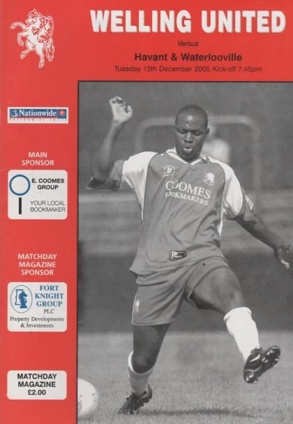 Welling United v Havant & Waterlooville  13-Dec-2005