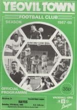 Yeovil Town v Hayes 12-Mar-1988