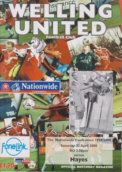 Welling United v Hayes 22-Apr-2000