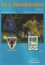 AFC Wimbledon v Hendon 10-Dec-2005