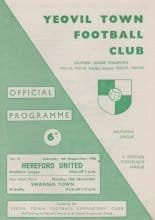 Yeovil Town v Hereford United 06-Nov-1965