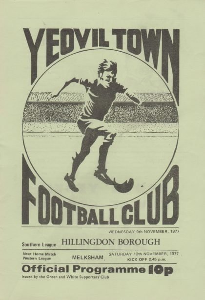 Yeovil Town v Hillingdon Borough  09-Nov-1977