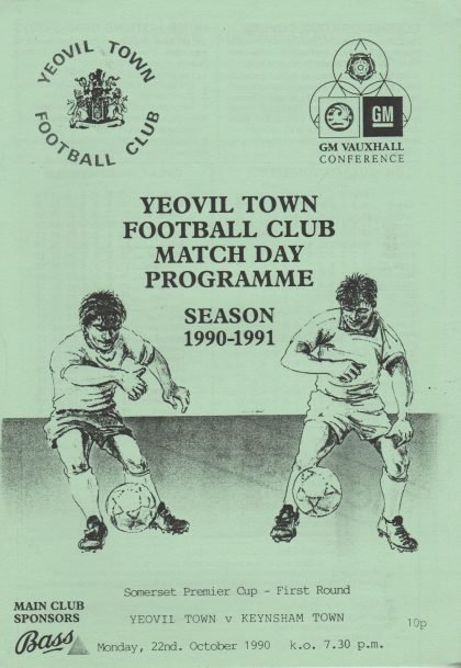 Yeovil Town v Keynsham Town 22-Oct-1990