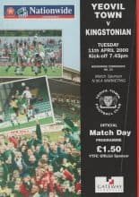 Yeovil Town v Kingstonian   11-Apr-2000