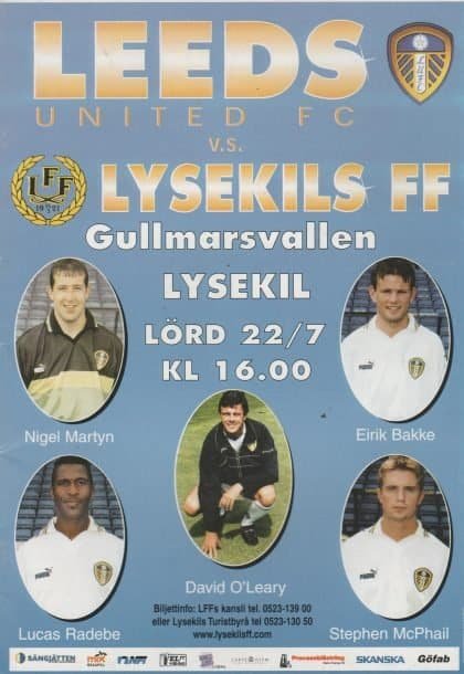 Lyseklis FF v Leeds United 22-Jul-2000