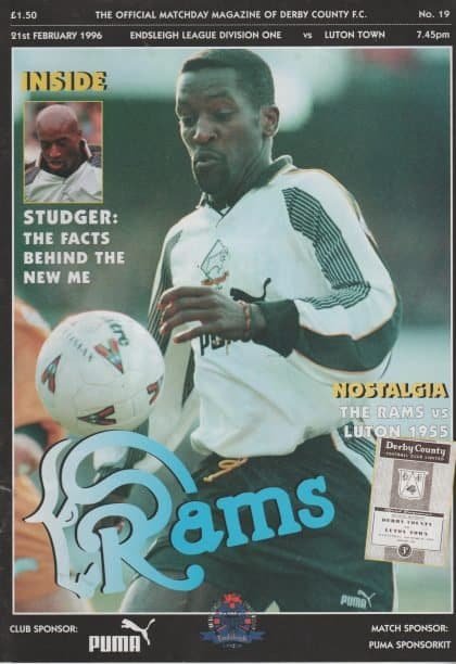 Derby County v Luton Town 21-Feb-1996