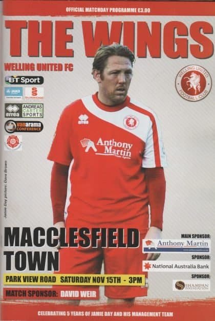 Welling United v Macclesfield Town 15-Nov-2014