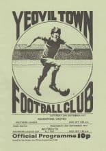 Yeovil Town v Maidstone United  24-Sep-1977
