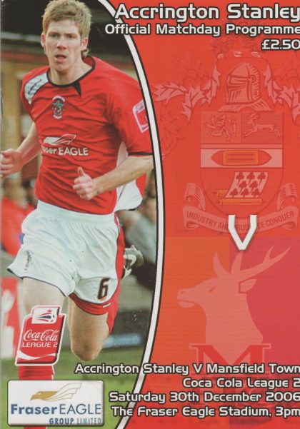 Accrington Stanley v Mansfield Town  30-Dec-2006