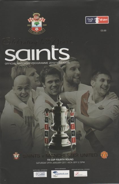 Southampton v Manchester United   29-Jan-2011