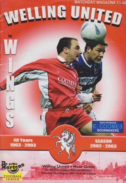 Welling United v Moor Green 24-Aug-2002