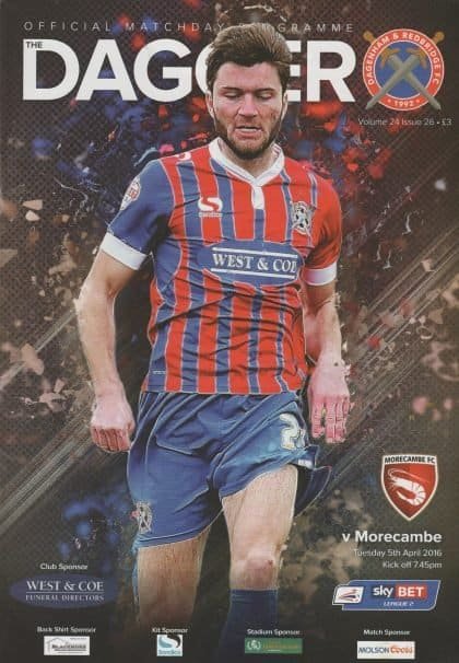 Dagenham and Redbridge v Morecambe 05-Apr-2016